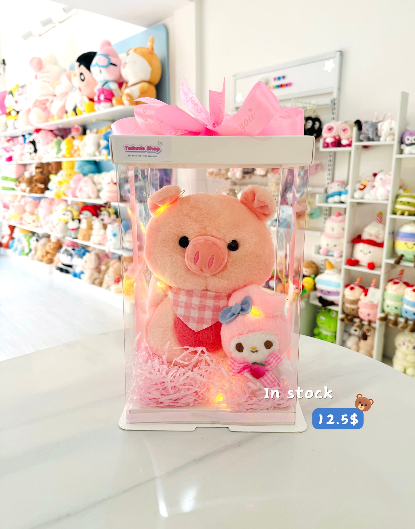 SRBK | Pink pig mix keychain set