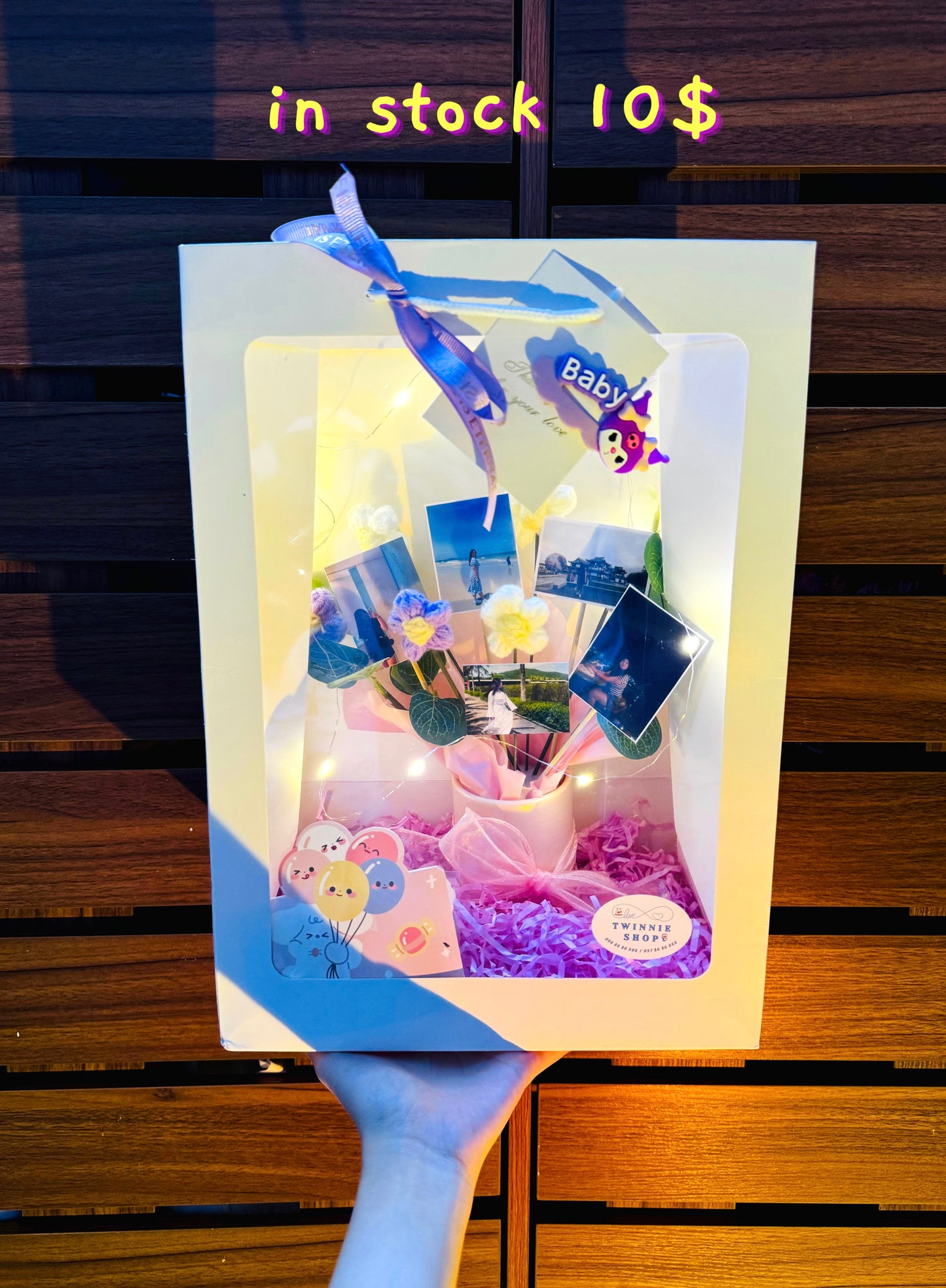 FWB | Photo flower gift bag
