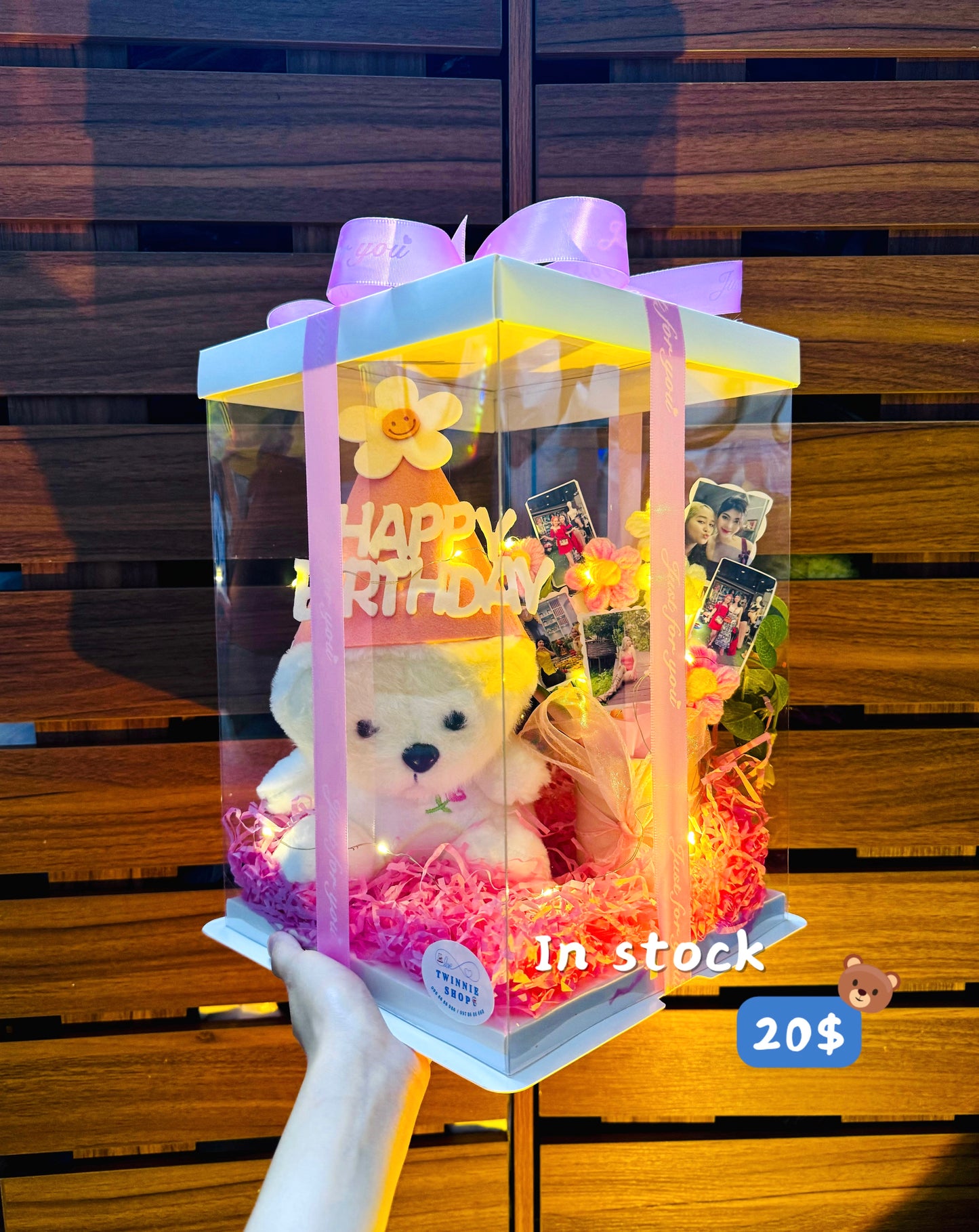 FWB | Teddy photo birthday box