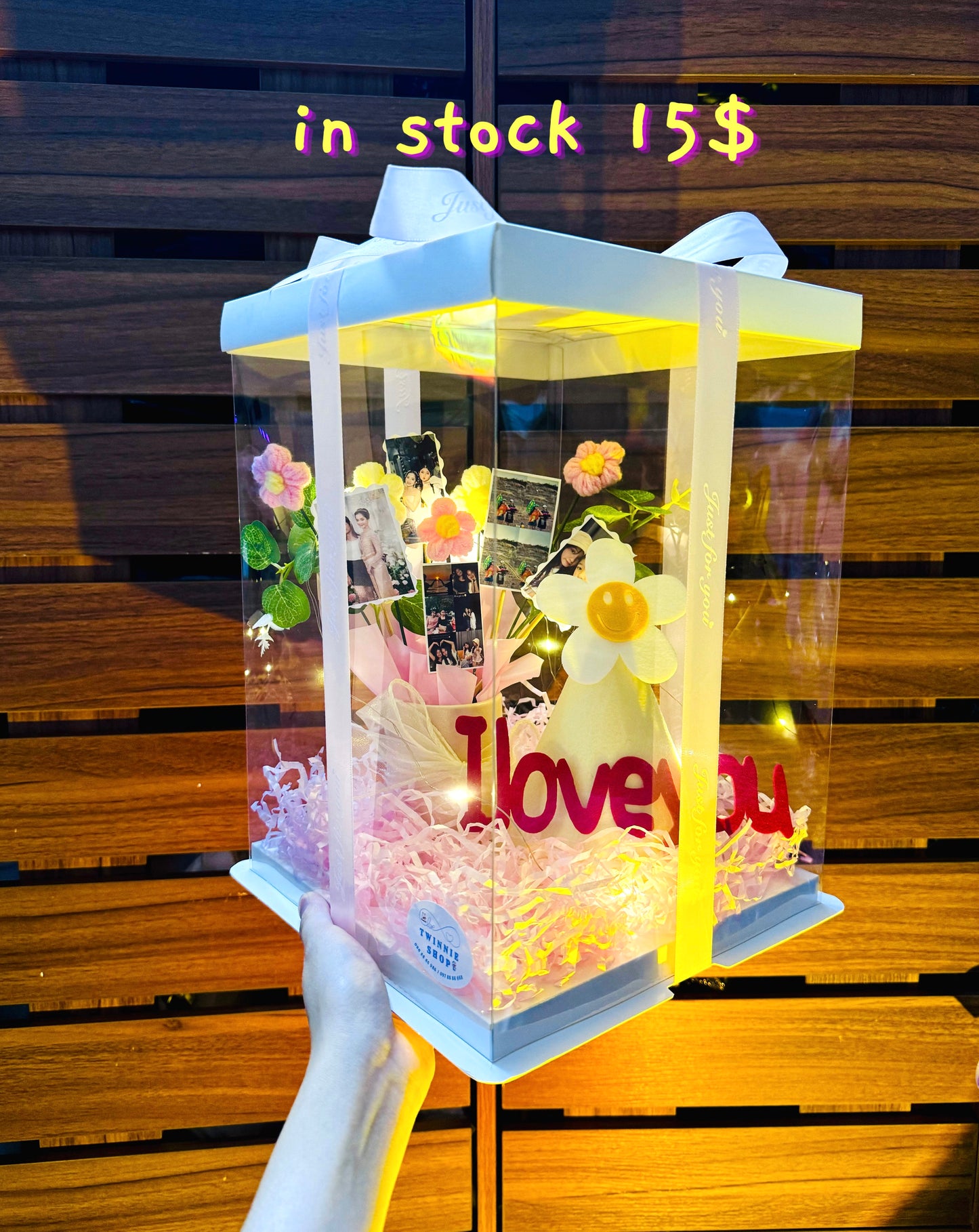 FWB | I love you flower photo gift set