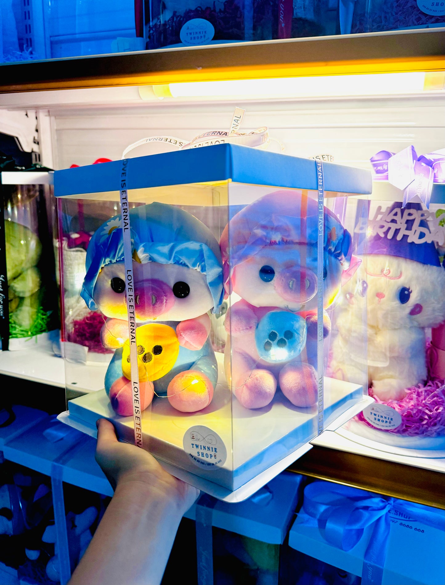 CPB | Milk tea piggy couple set