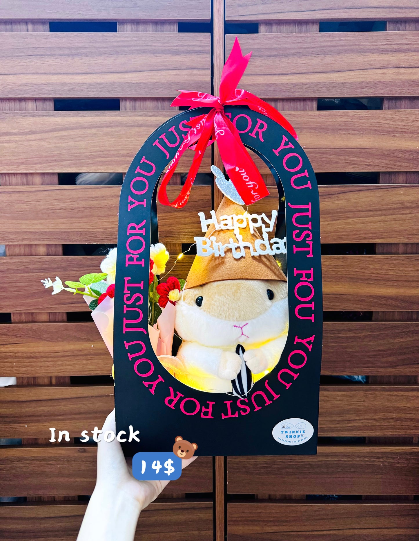 BD14 | Hamster birthday gift bag
