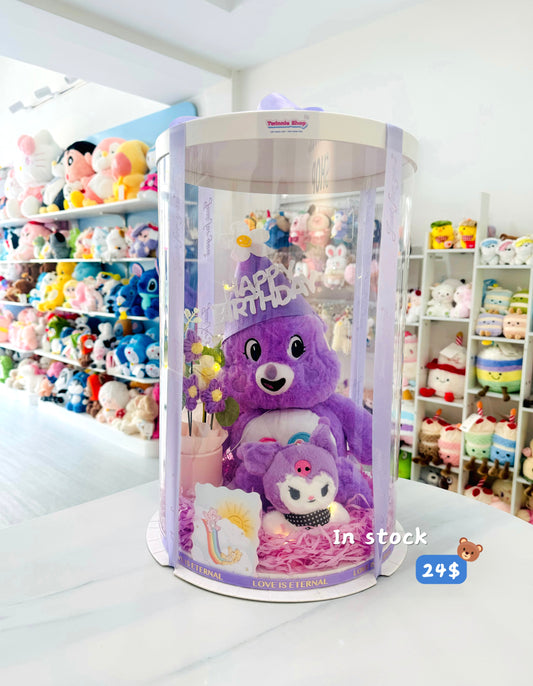 BB | Purple care bear birthday set
