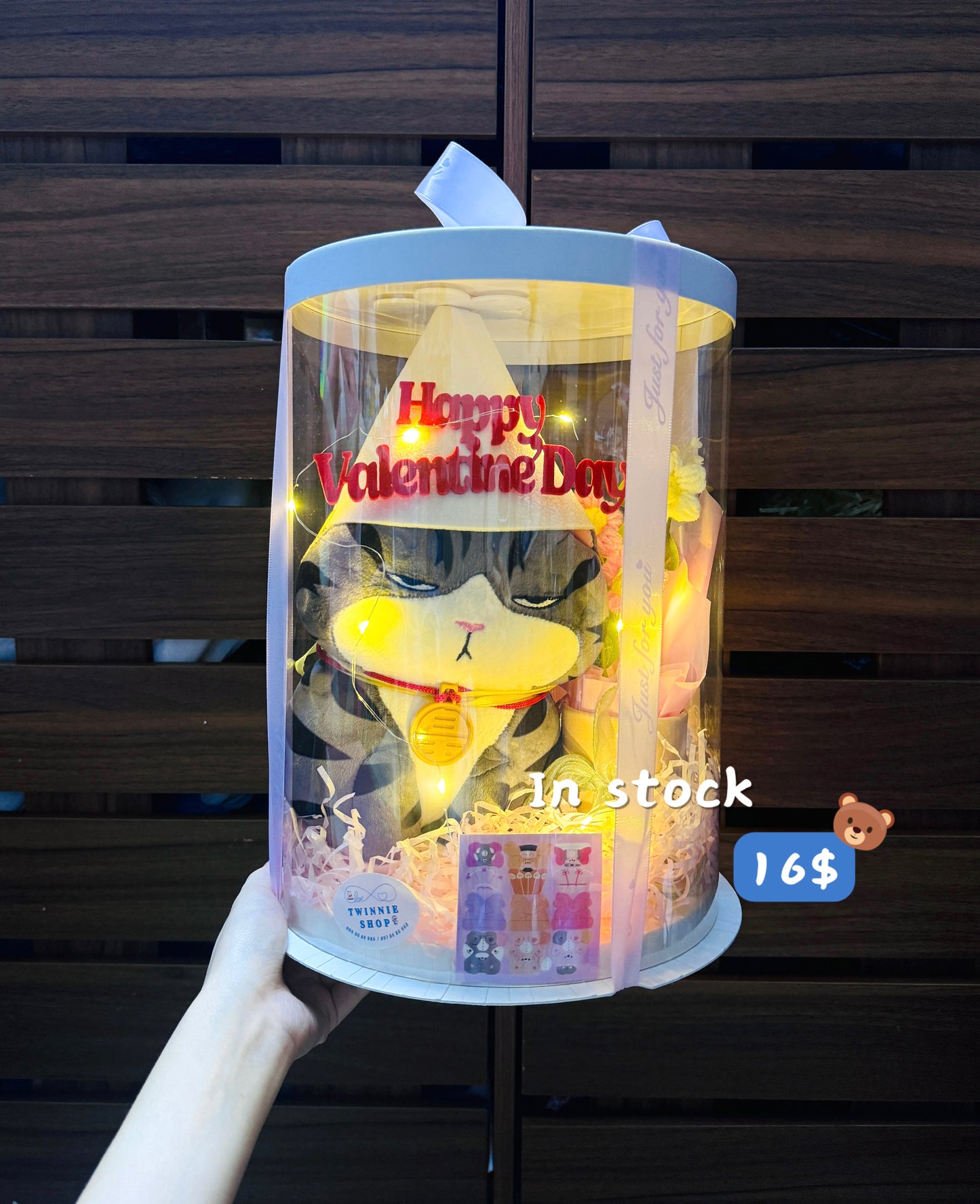 VLT | Cat flower valentine gift set