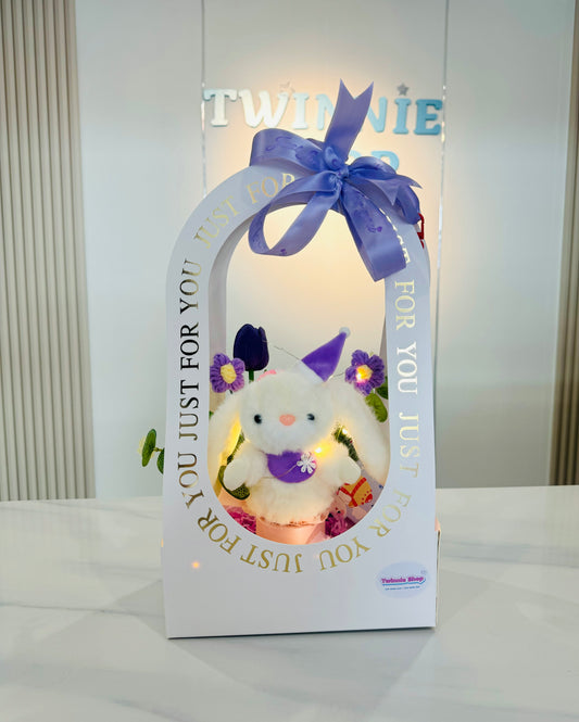 KCB | Bunny purple gift bag