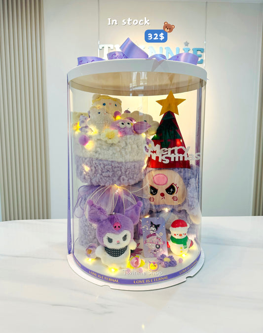 Xmas | Purple flower set