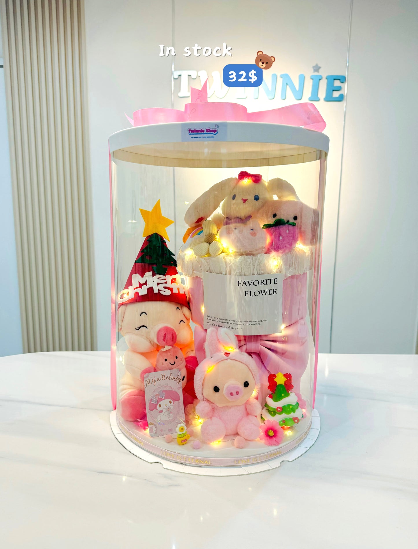 XMAS | Piggy flower Christmas set