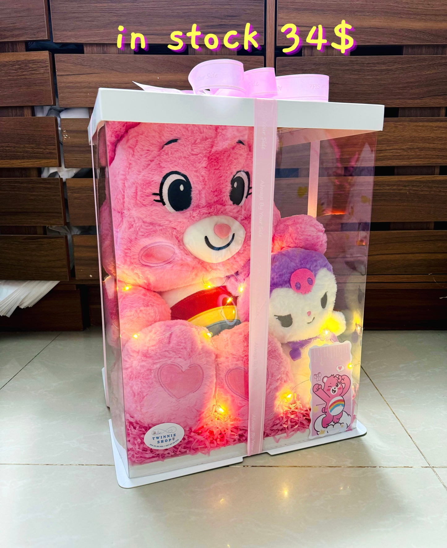 BB | Pink care bear mix big set