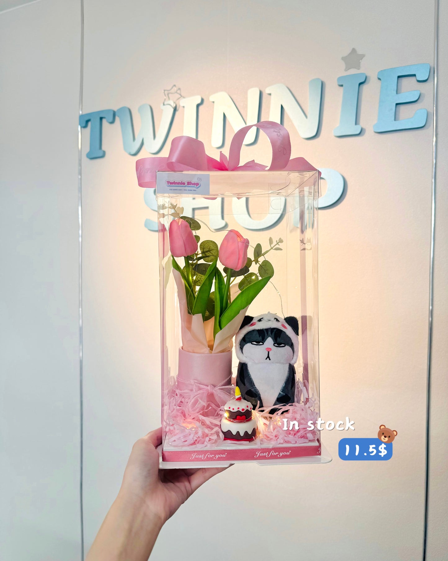 KCB | cat keychain flower set