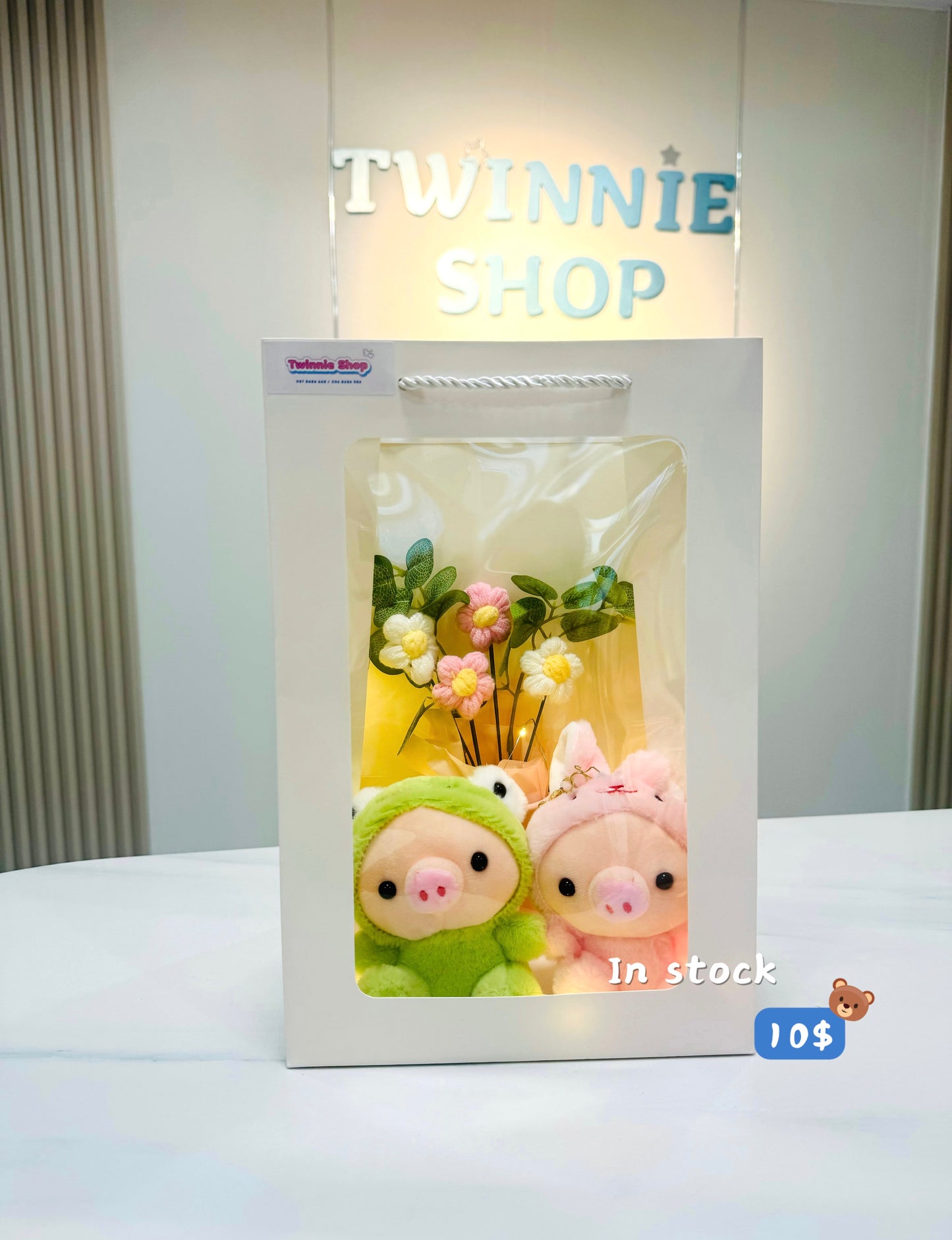 KCB | Piggy keychain gift set
