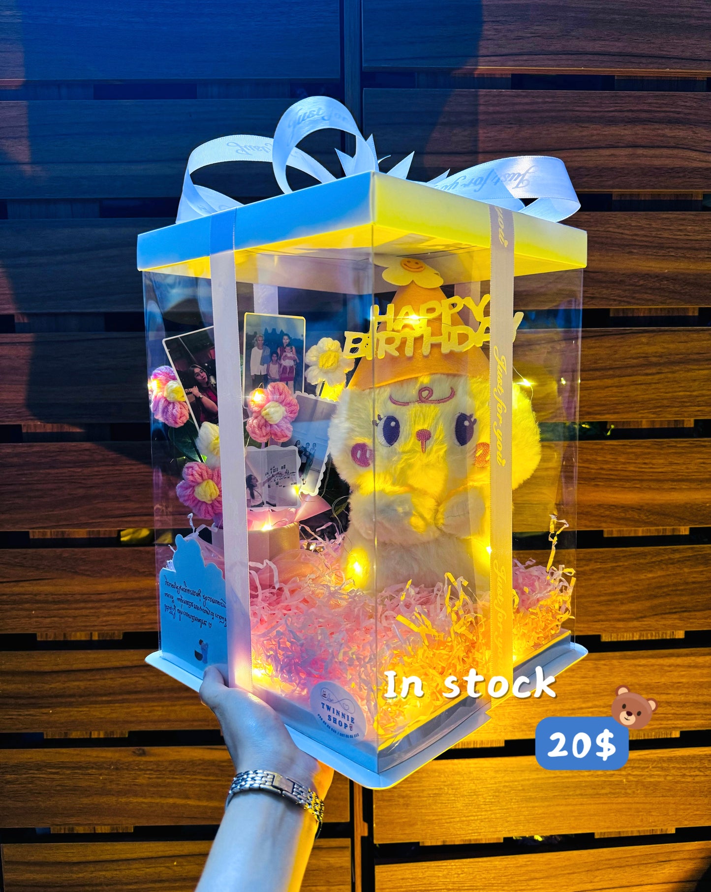 FWB | Teddy photo birthday box