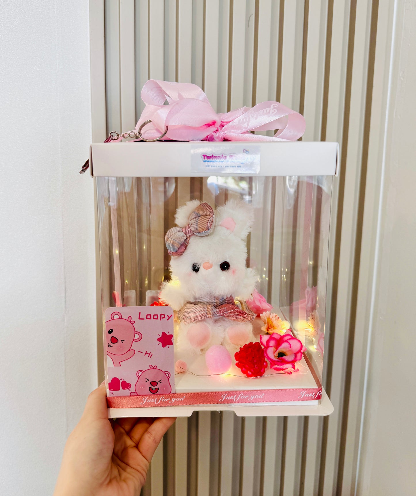 KCB | Rabbit keychain flower set