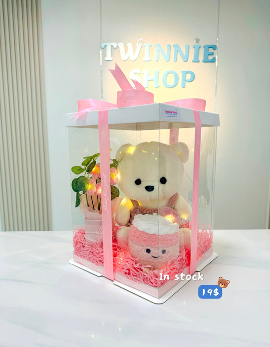 SRBM | Bear mix cake keychain set