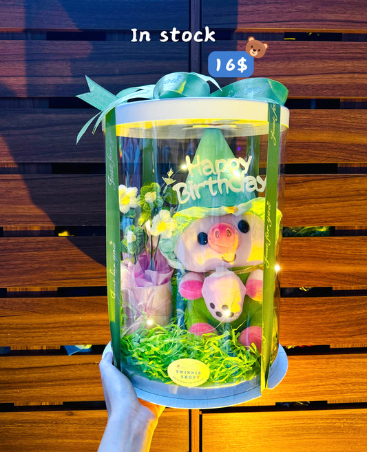 BD16 | milk tea pig birthday box