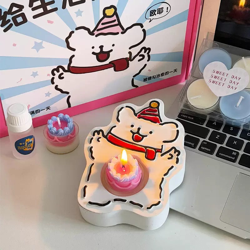 CD | Puppy candle gift set