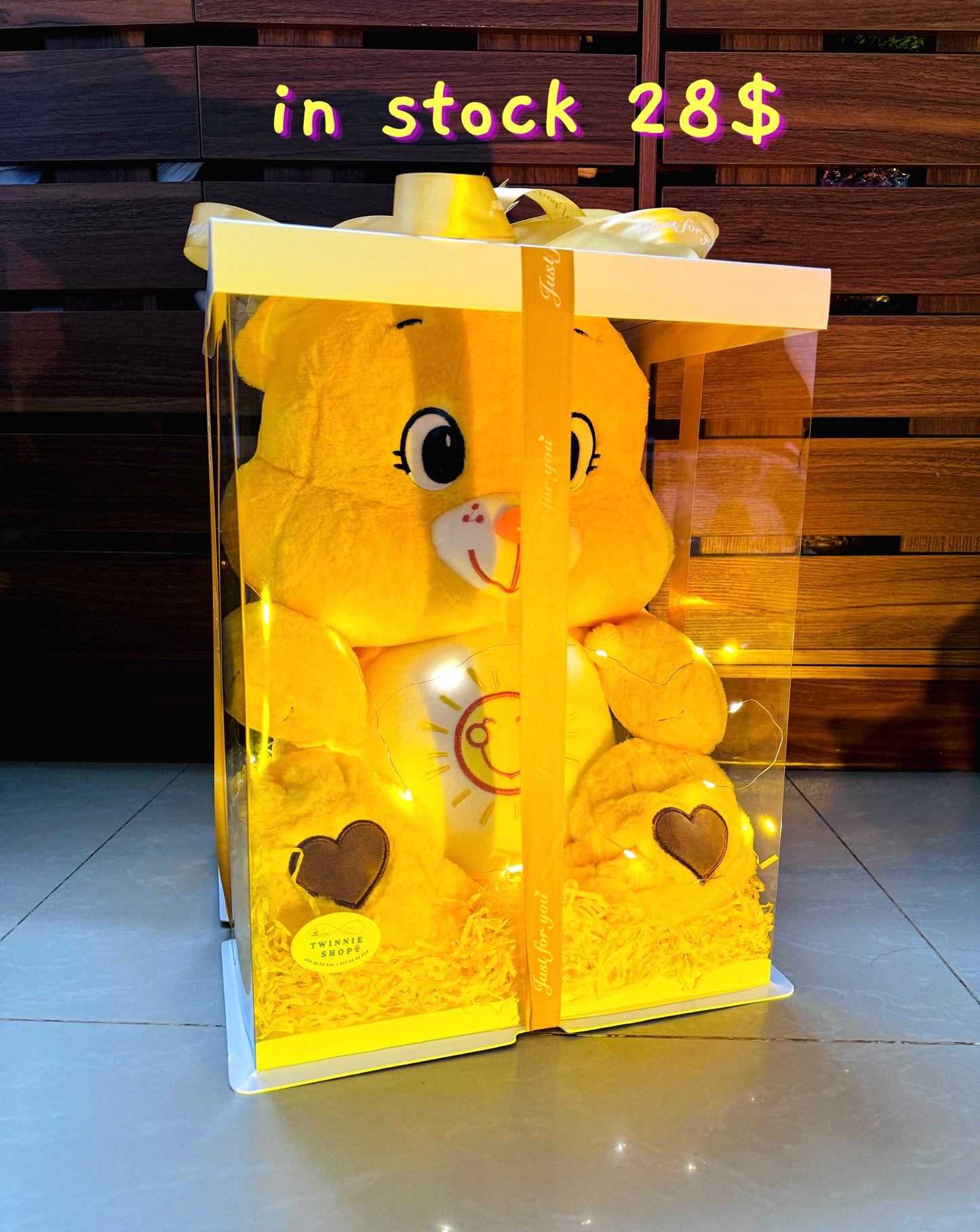BB | Yellow care bear gift box