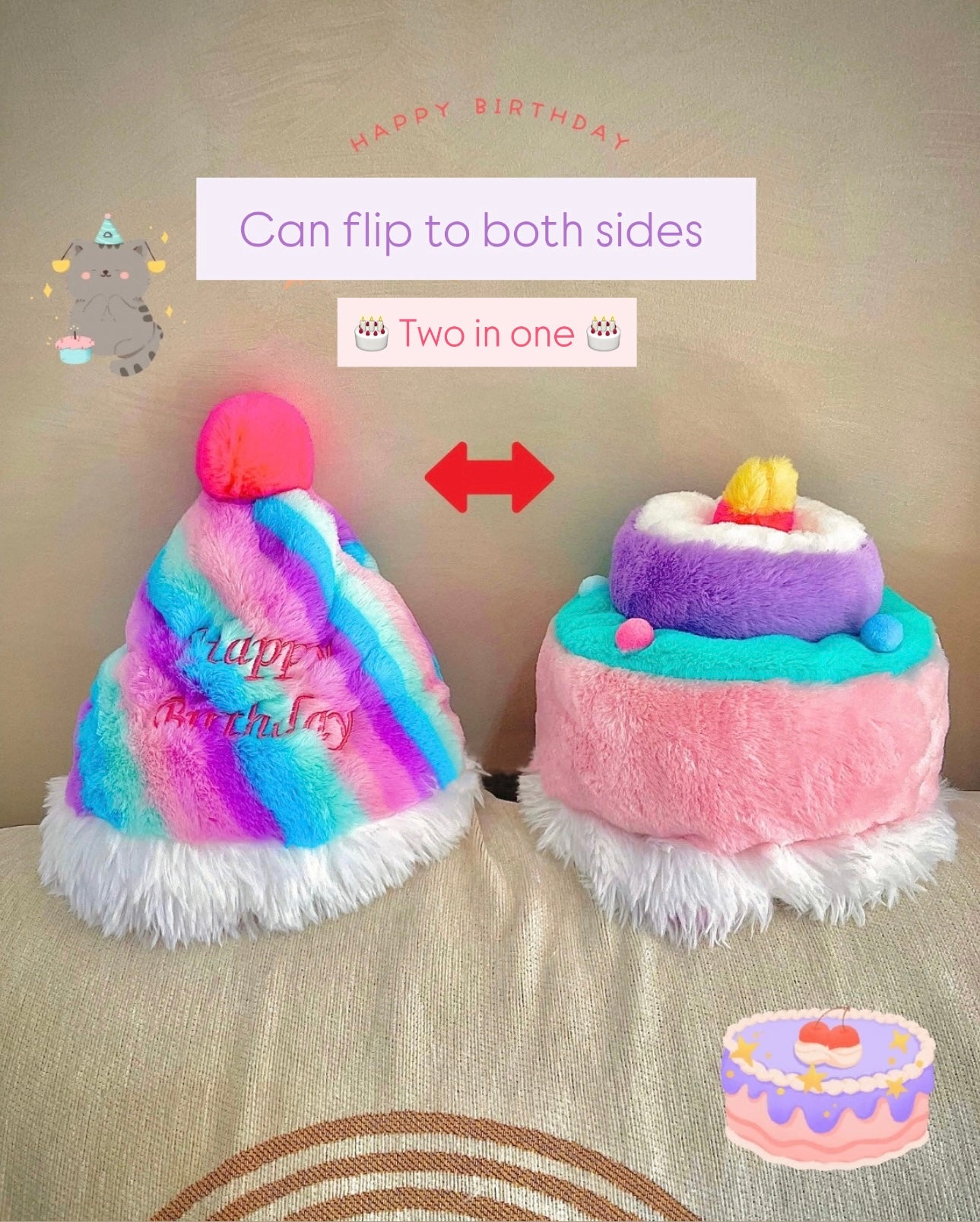 BT | Reversible birthday cake