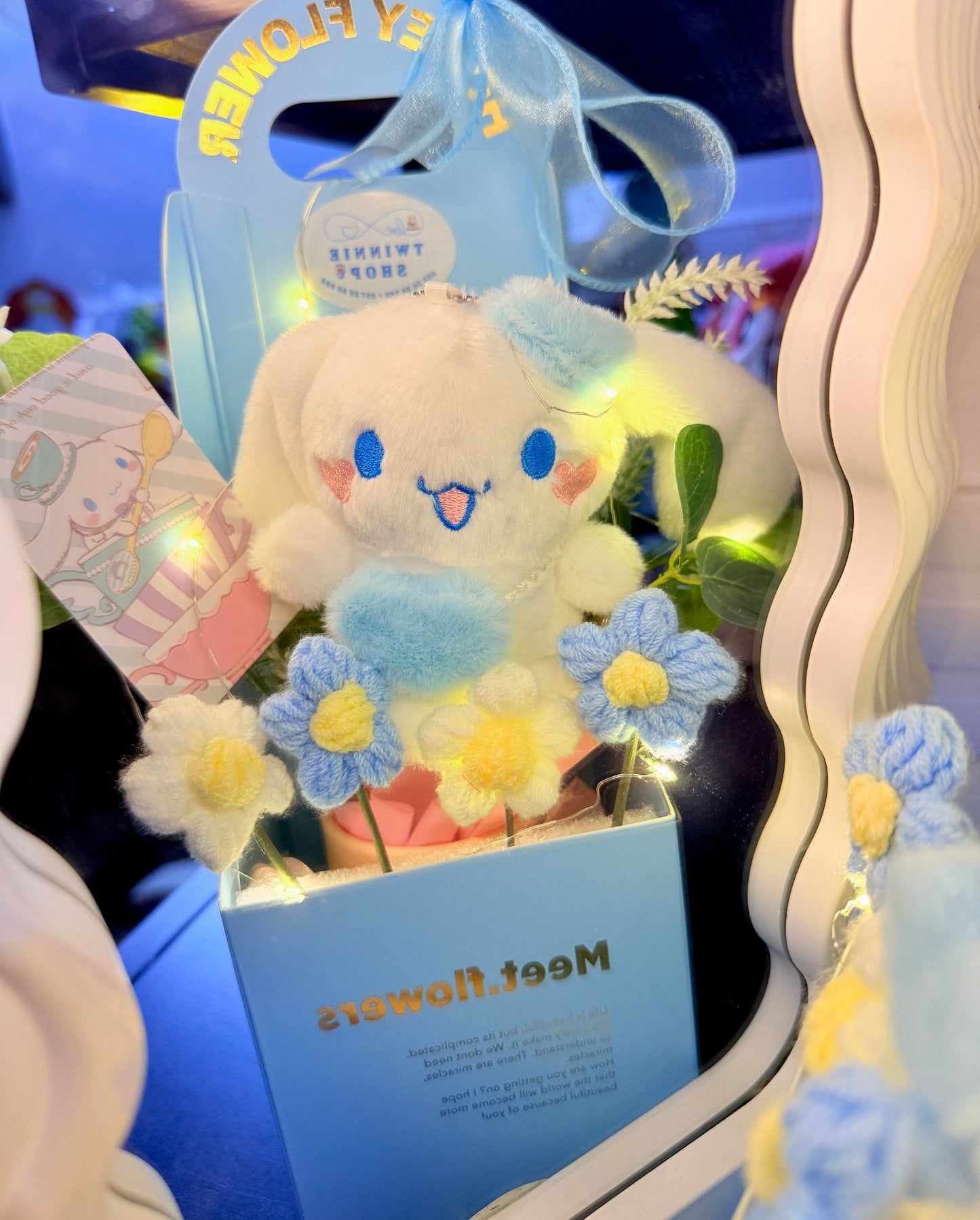 EVB | Cinamoroll keychain flower set