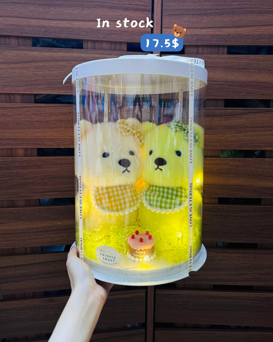 CPB | couple bear birthday cake set