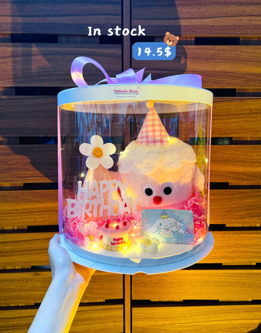 SRBBD | Pink cake birthday set