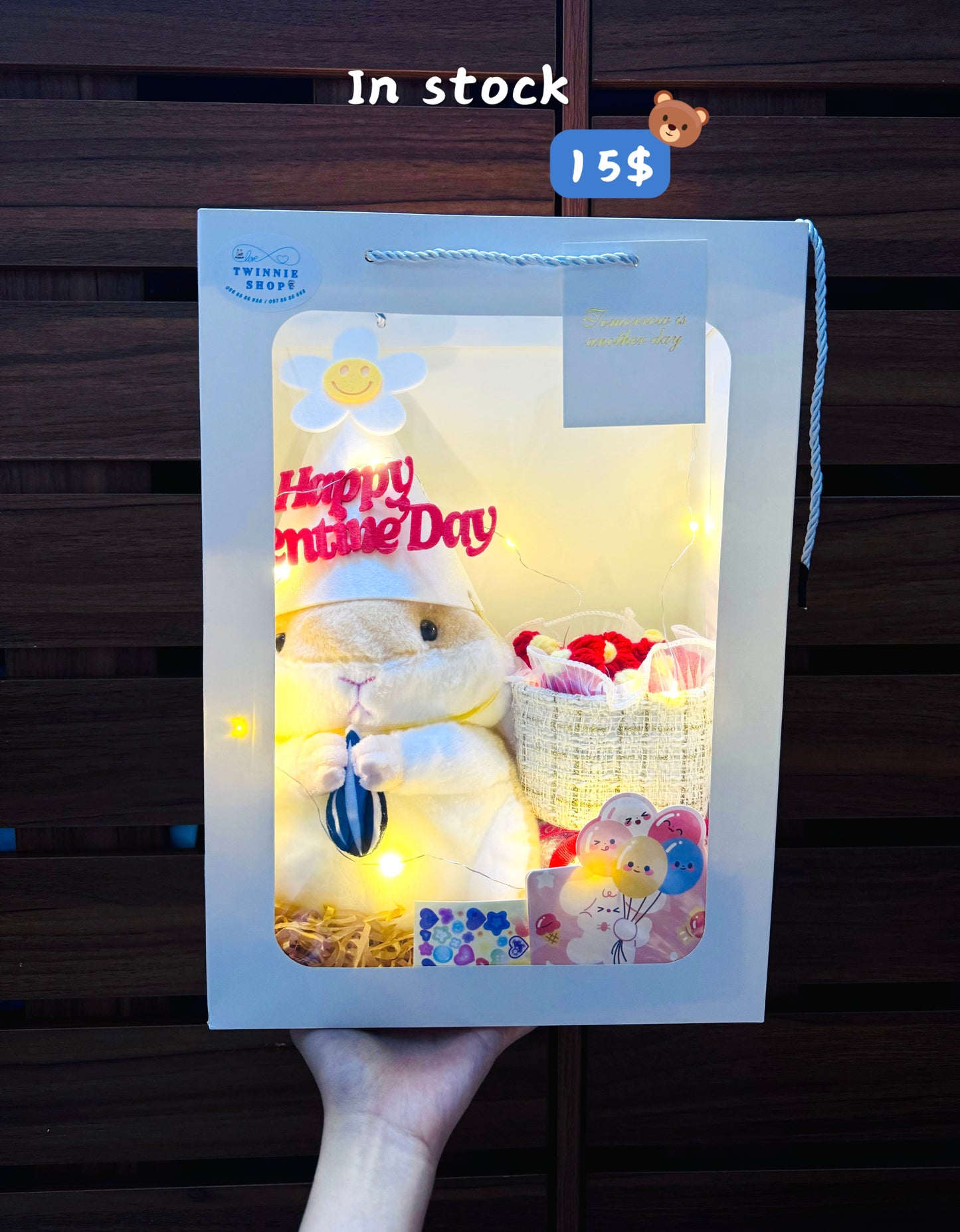 VLT | Hamster flower bunch gift bag