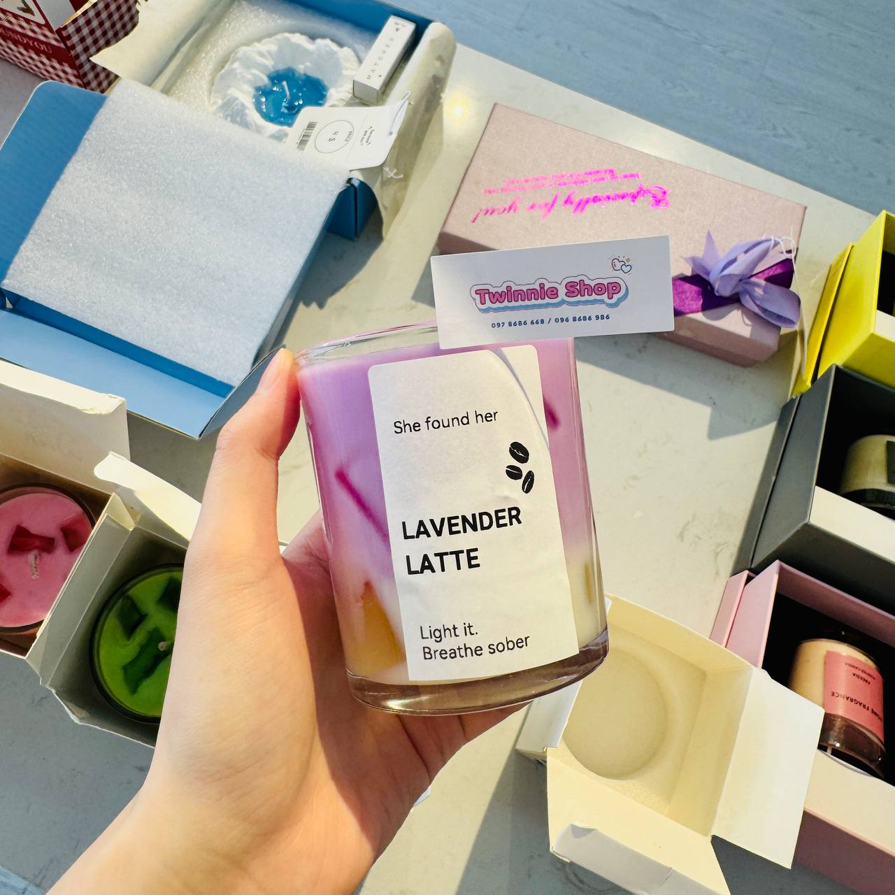 CD | Latte candle