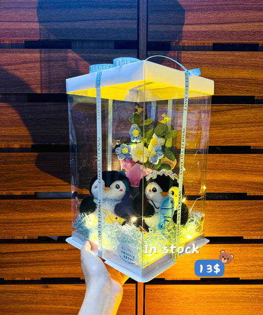 KCB | Penguin keychain couple set