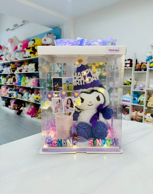 BD | Kuromi birthday photo flower name set