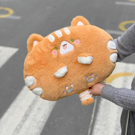 BT | Brown cat pillow