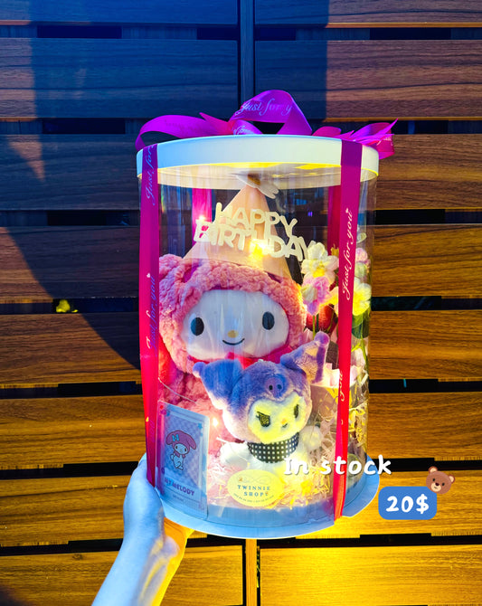 BD18 | My Melody birthday mix keychain set