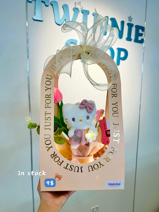 KCB | Angel kitty keychain bag