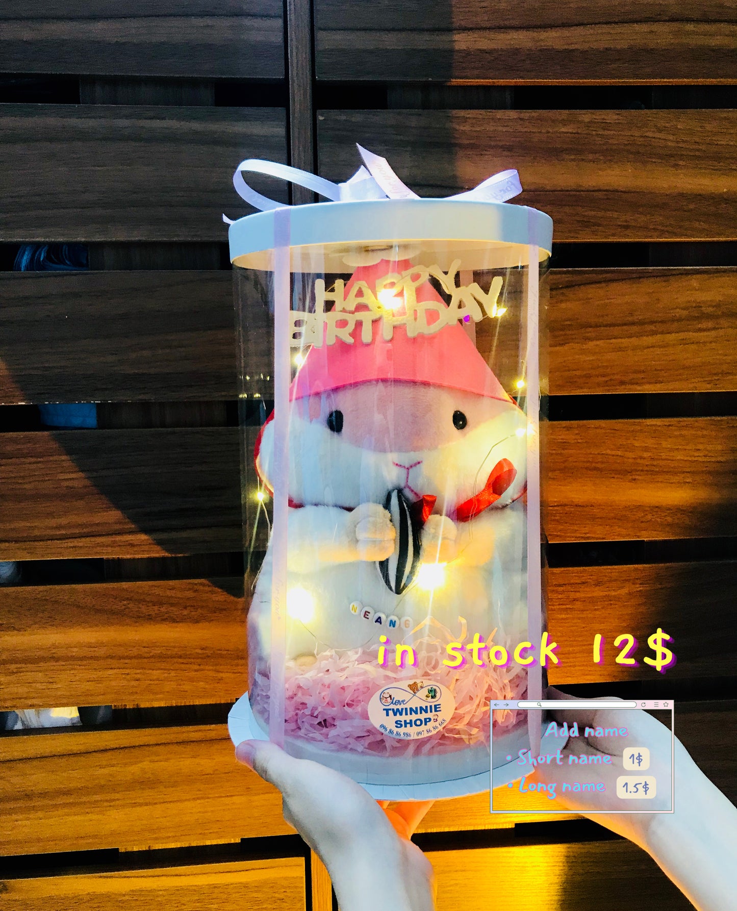 SRBBD | Hamster birthday mini set