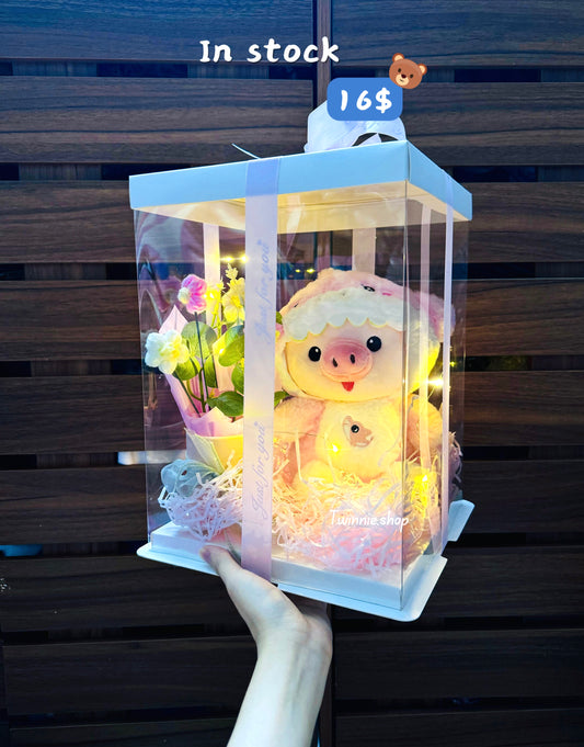 SRBFW | Shark pig flower set