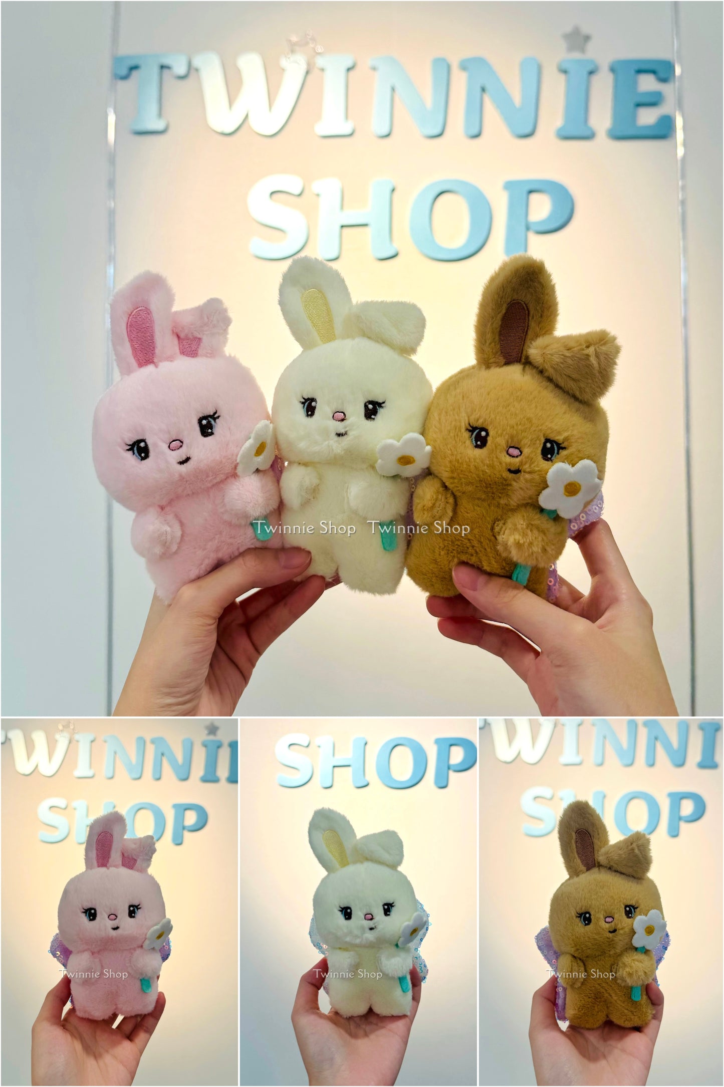 KEY | Flower rabbit keychain