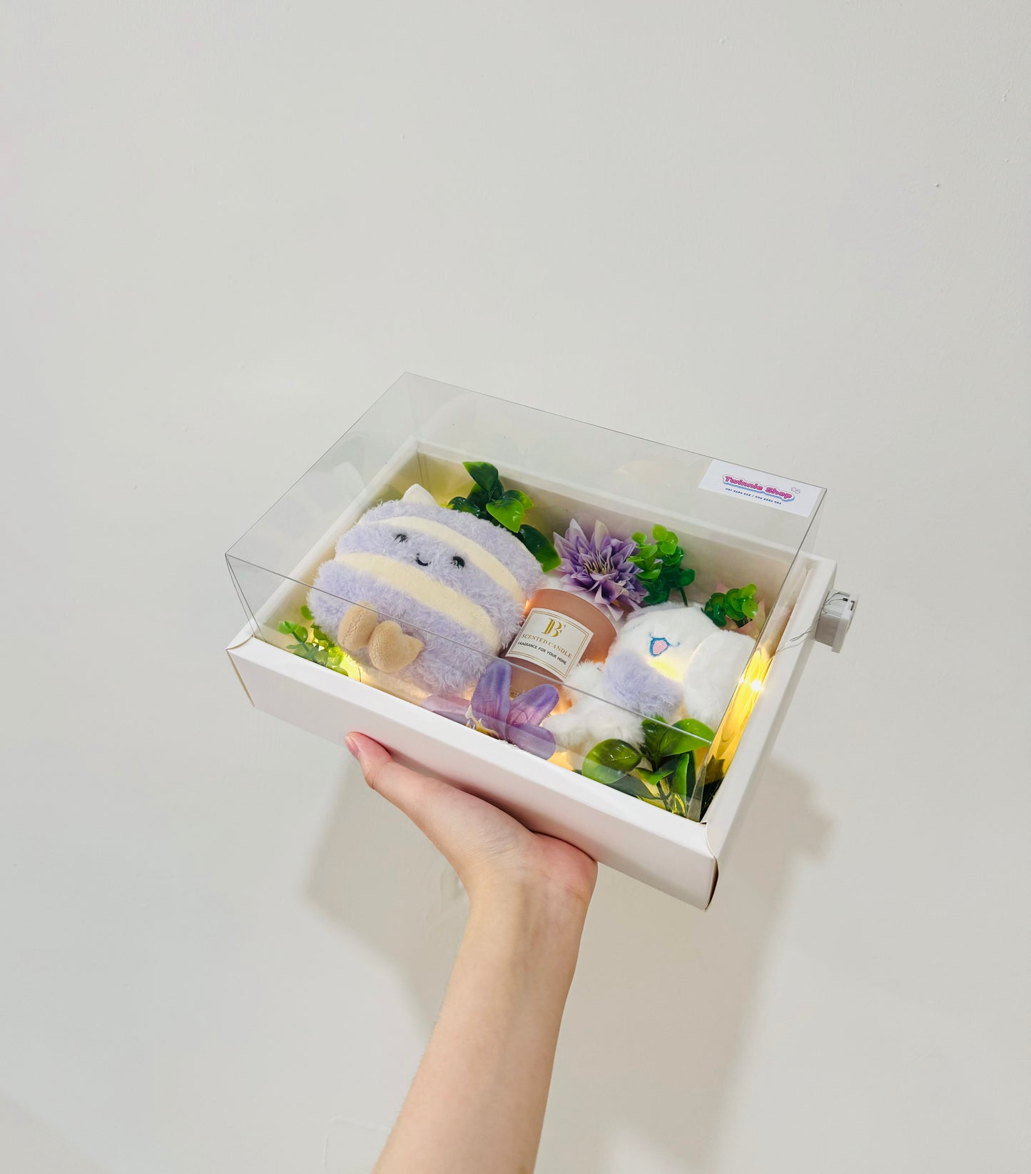 CD | Purple Keychain candle set