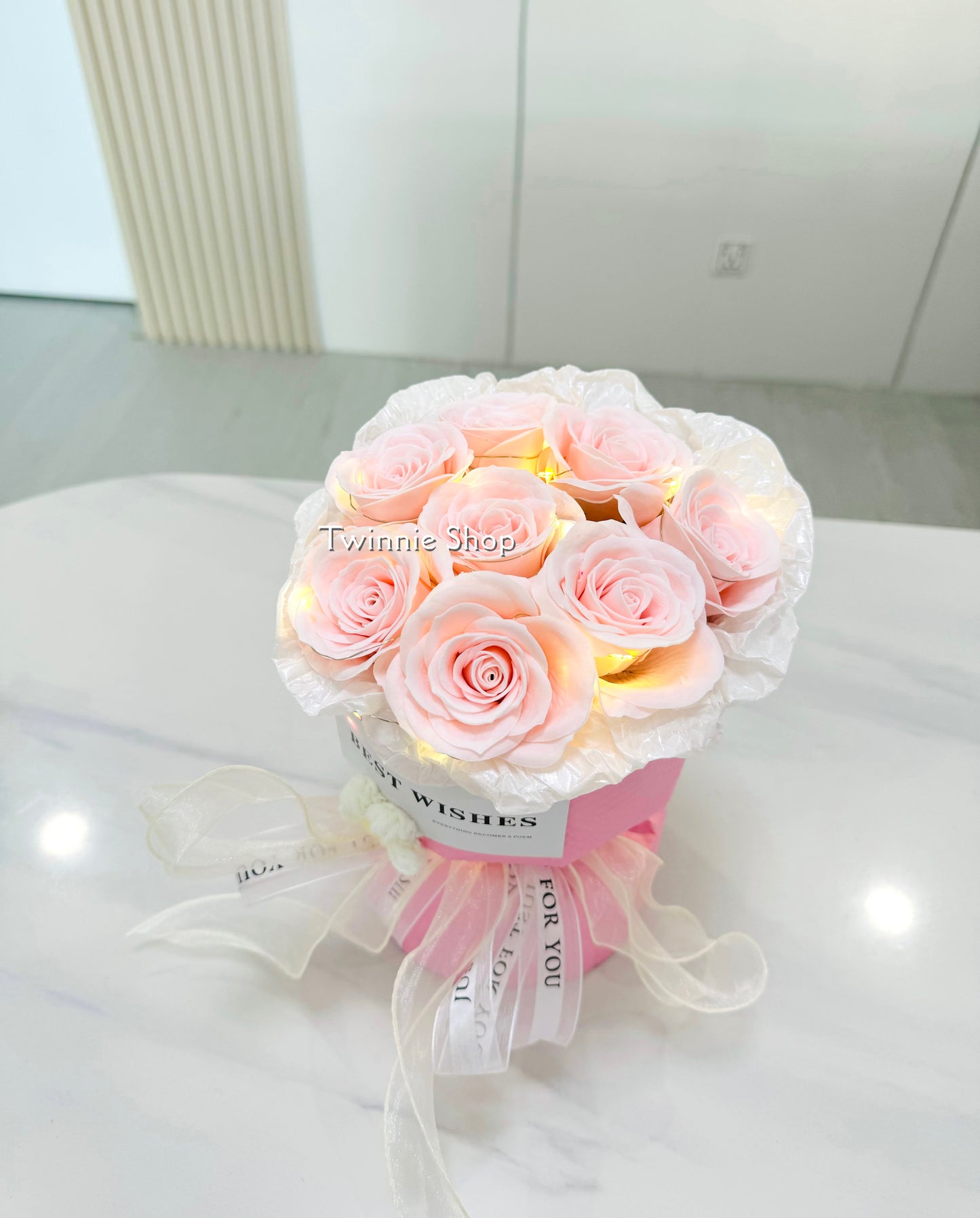 FW | Pink rose flower bunch