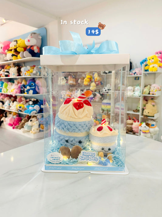 SRBK | Blue cake birthday set