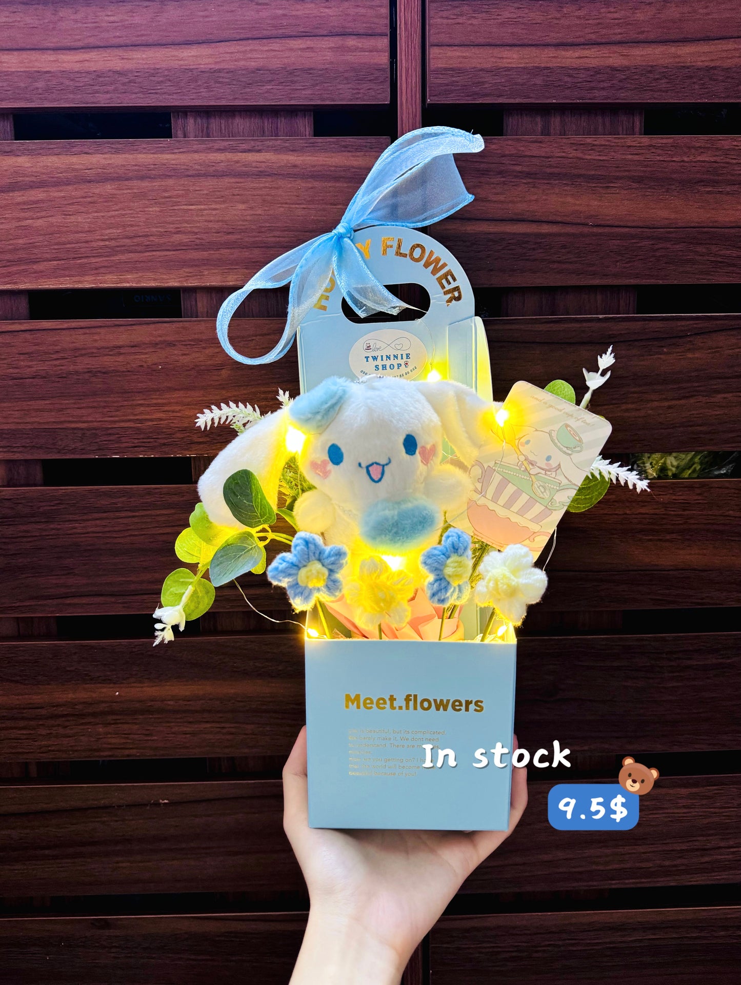 EVB | Cinamoroll keychain flower set