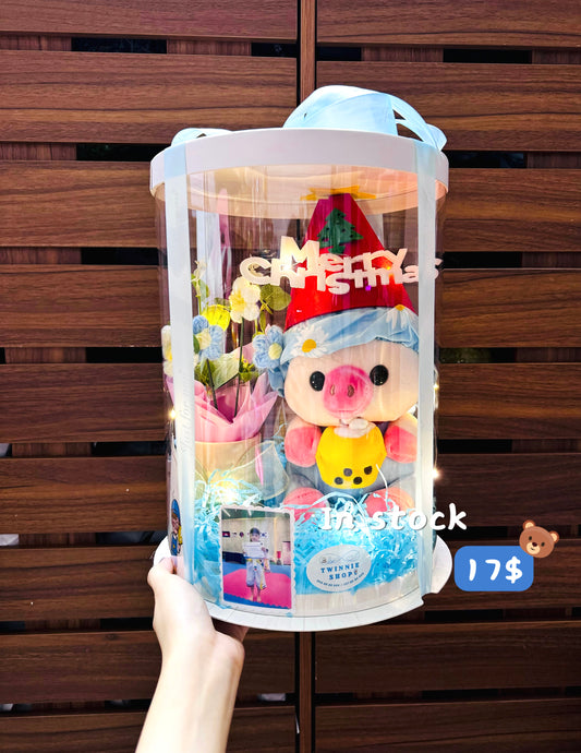Xmas | Milk tea piggy set