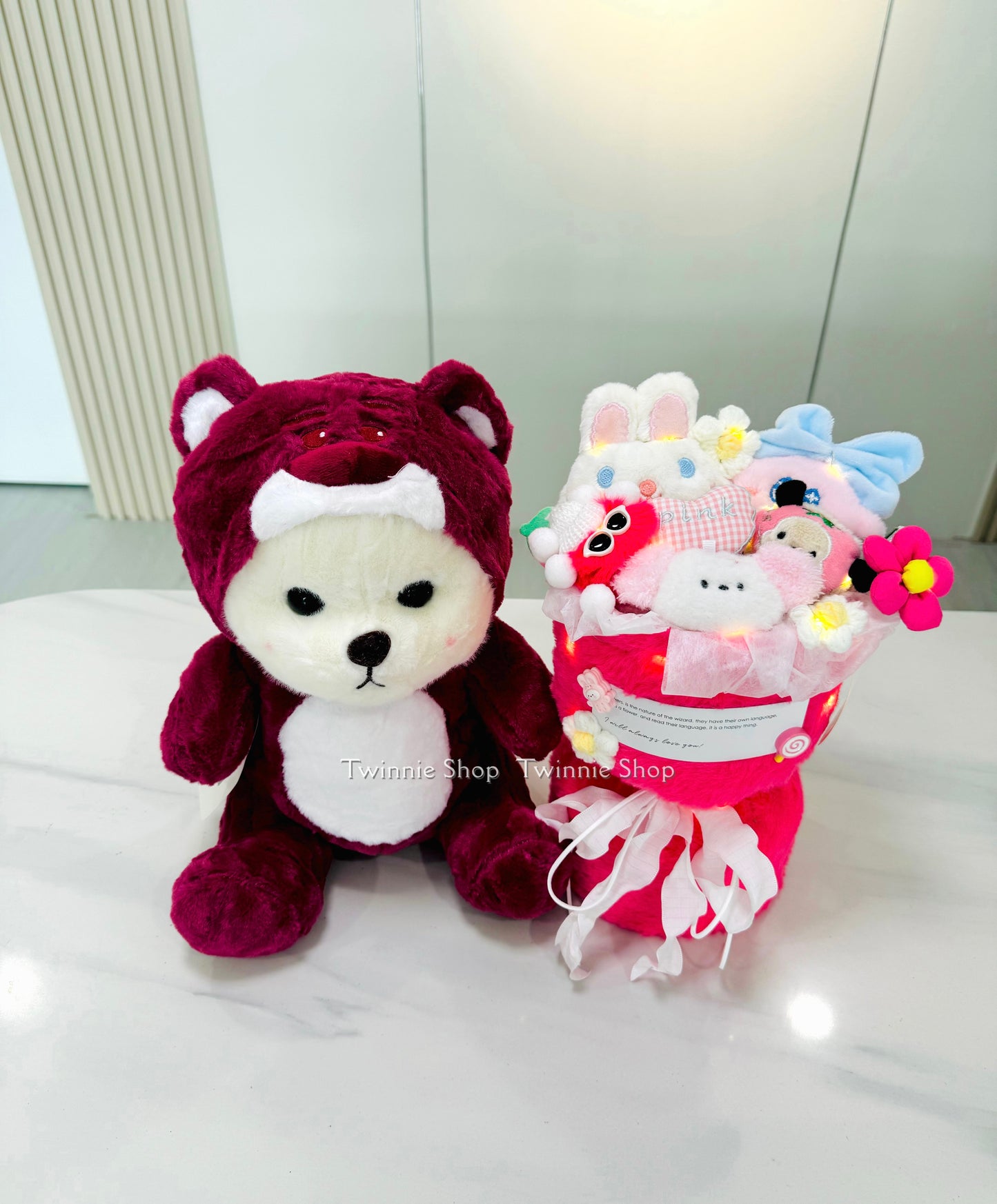 TDFW | Teddy bear flower set