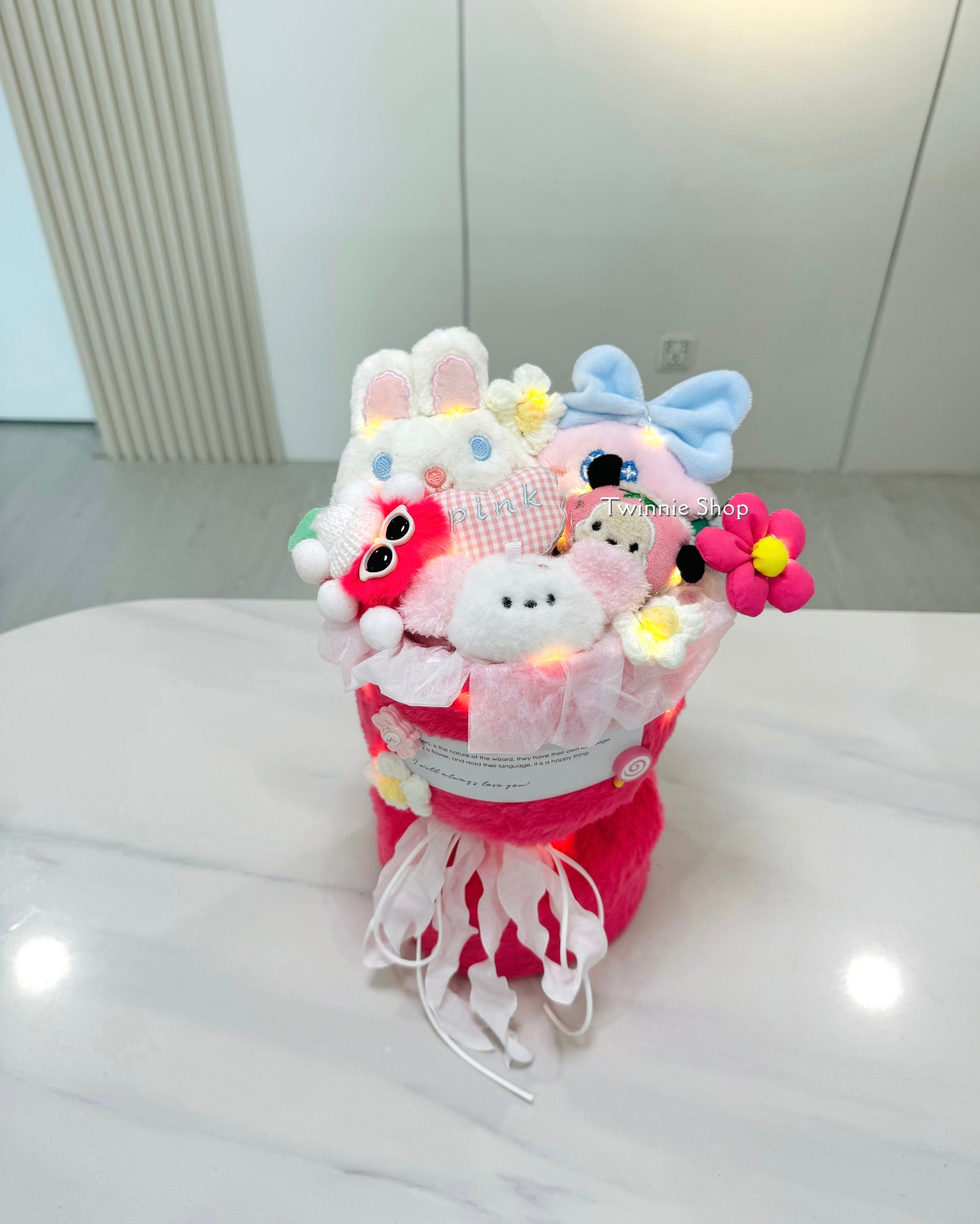 FW | Pink rabbit flower bunch