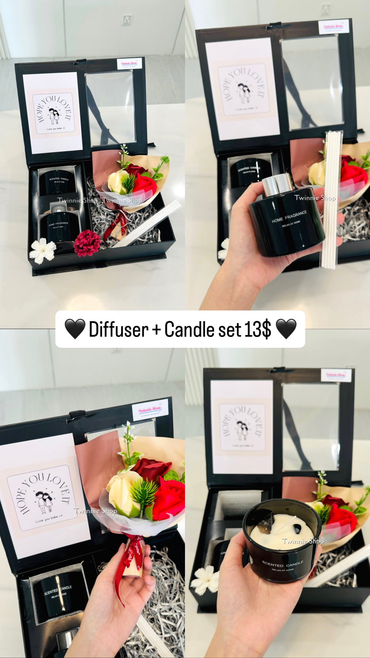 CD | Candle Diffuser flower set