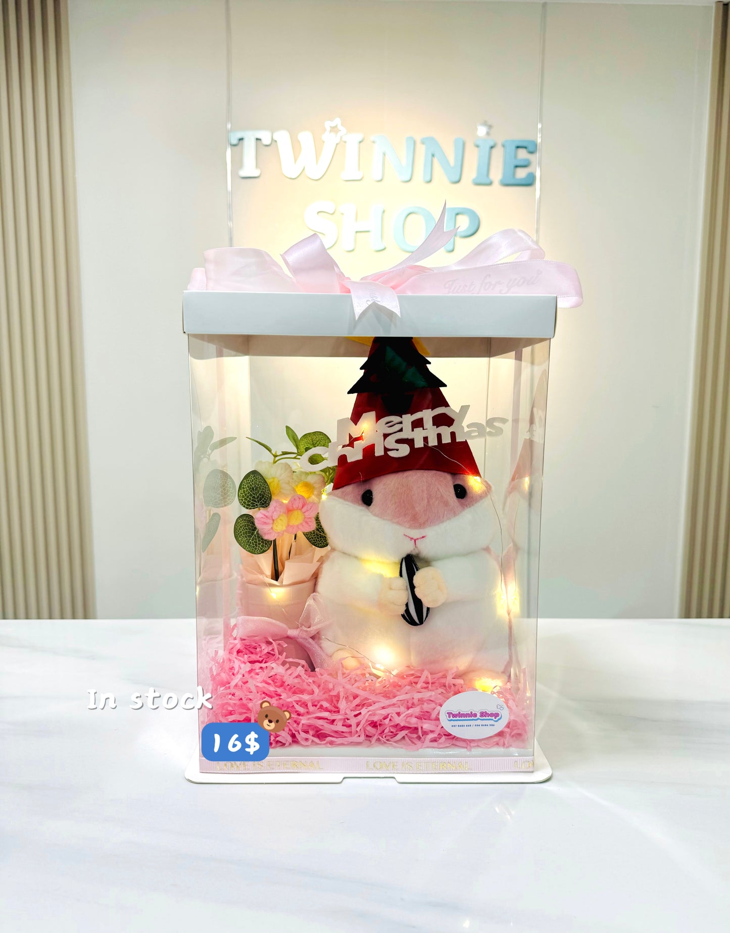 Xmas | Pink hamster set