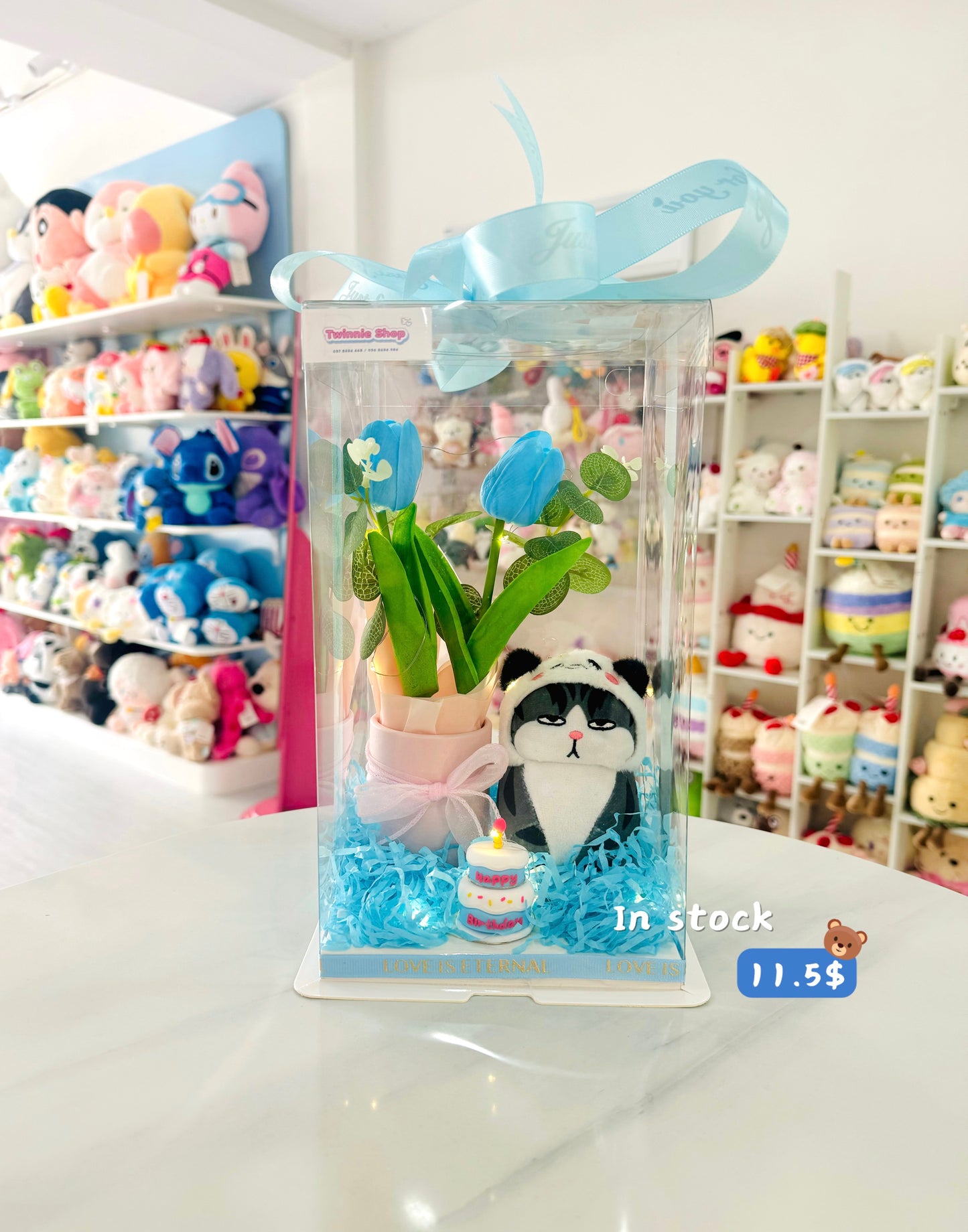 KCB | cat keychain flower set