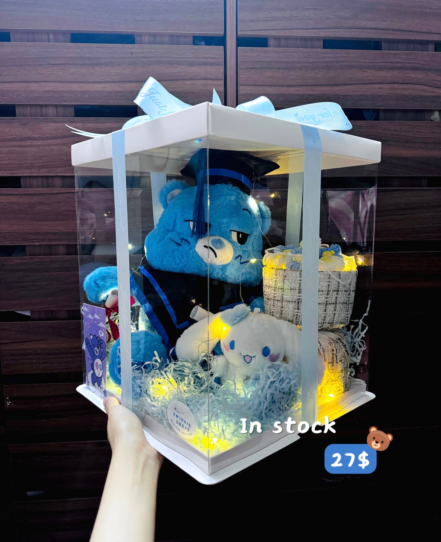GRA | Blue care bear big graduate set
