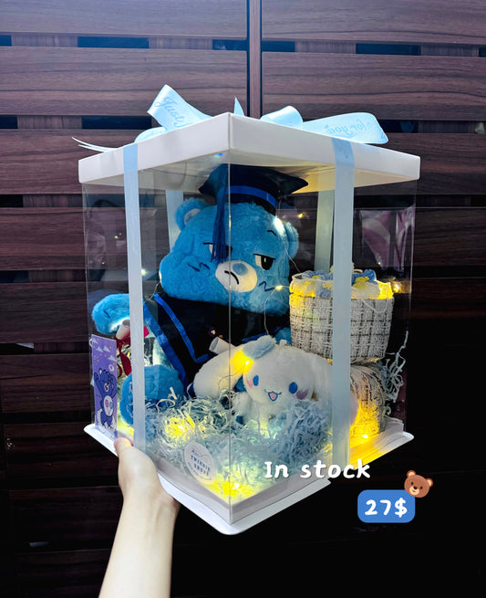 GRA | Blue care bear big graduate set