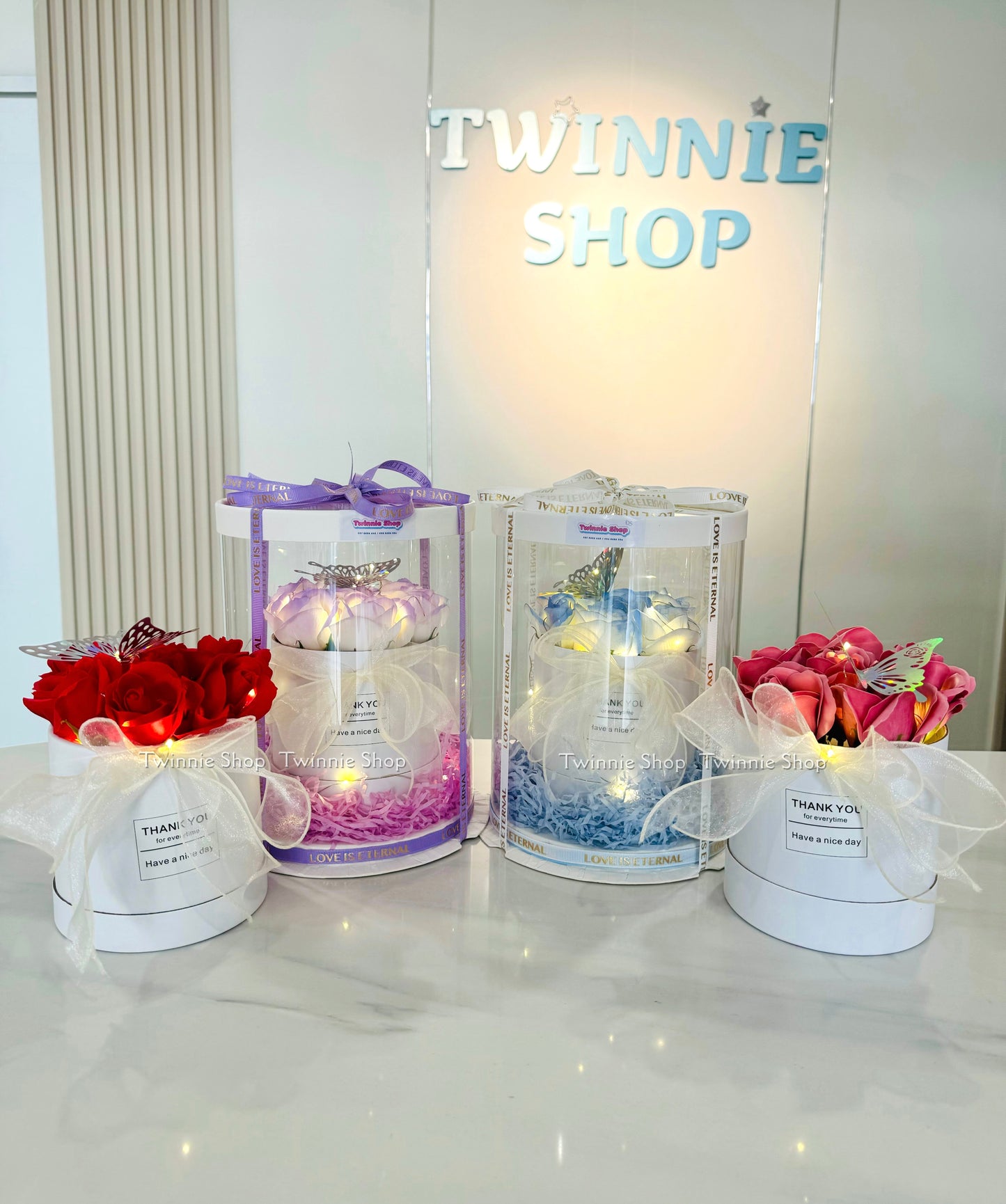 FWB | Rose bucket flower set