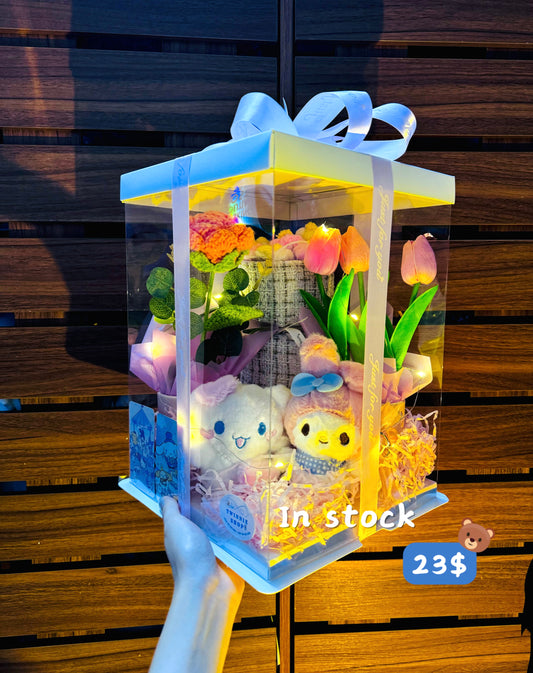 KCB | Sanrio keychain flower set