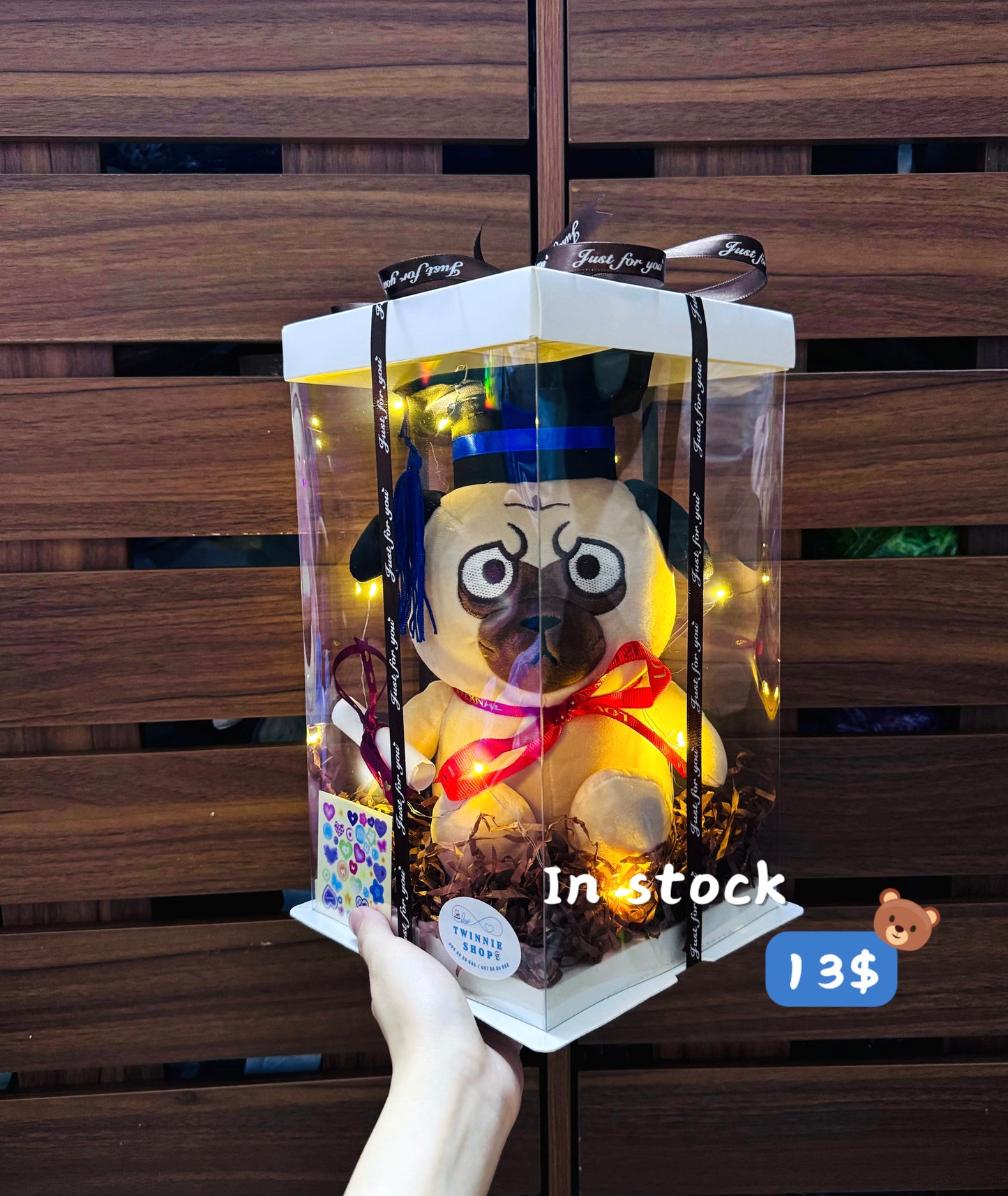 GRA | Pug graduate gift set