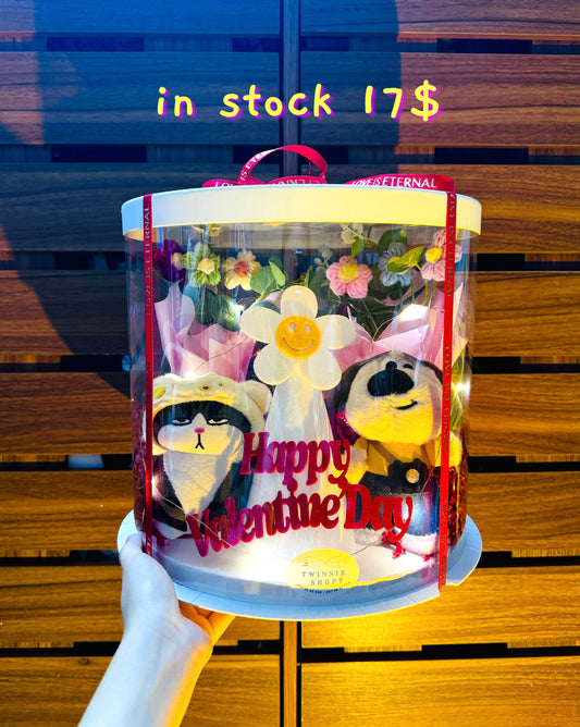 VLT | Couple keychain flower set